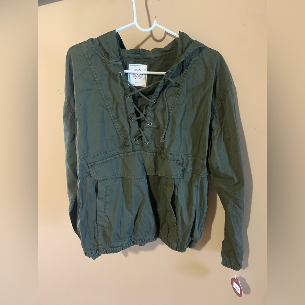 So Olive Green lace up